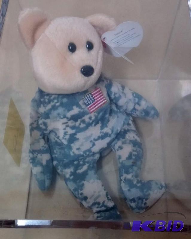 TY BEANIE BABY &quotSALUTE&quot DIGI CAMO...