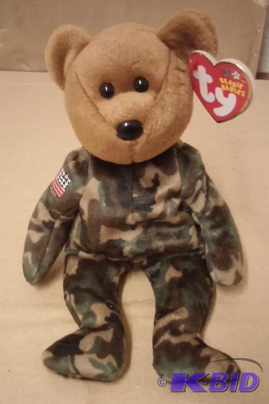 TY BEANIE BABY &quotHERO&quot US WOODLAND C...