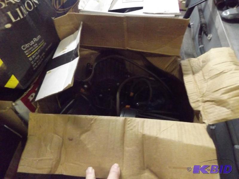 lot 152 image: boxes of misc of stage light parts and pieces...