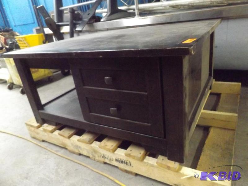 lot 164 image: Wood Coffee Table...