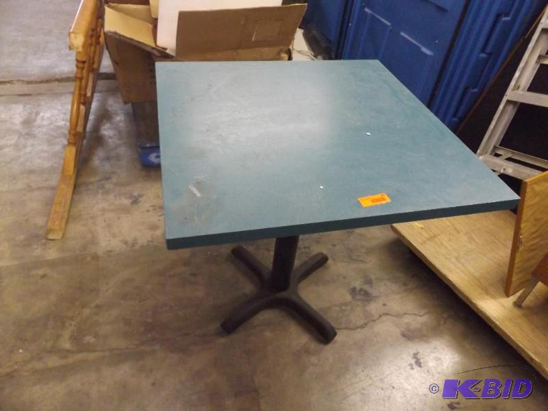 lot 193 image: small square table...