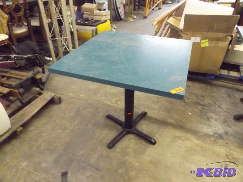 lot 194 image: small square table  ...