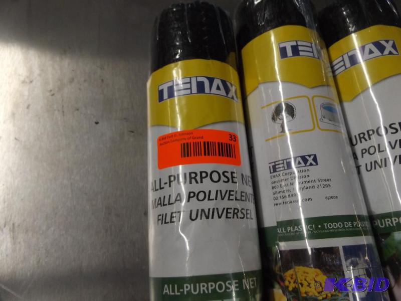 lot 33 image: BRAND NEW - unopened 4 rolls of plant bird ne...