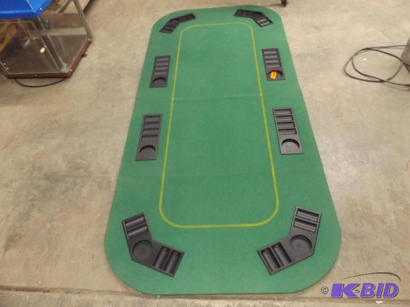 lot 41 image: Poker Table top, folds up for easy storage...