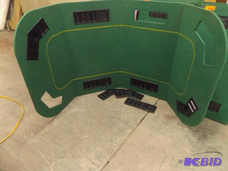 lot 45 image: Poker Table top, folds up for easy storage &n...