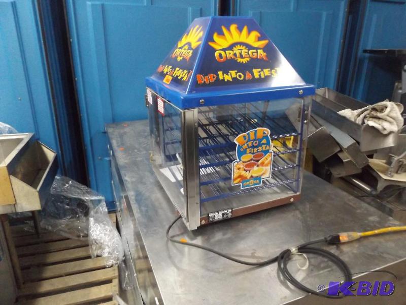 lot 47 image: Ortega warming unit. scratches on plexi glass...