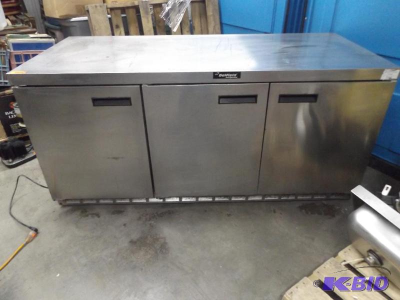 lot 50 image: Delfield Refrigerator, plugged in and works, ...