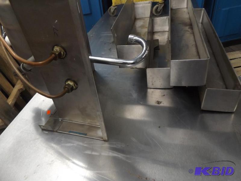 lot 52 image: Stainless Steel Hand Sink and stainless bar s...