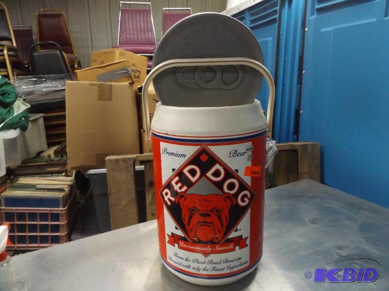 lot 76 image: Red Dog Cooler...