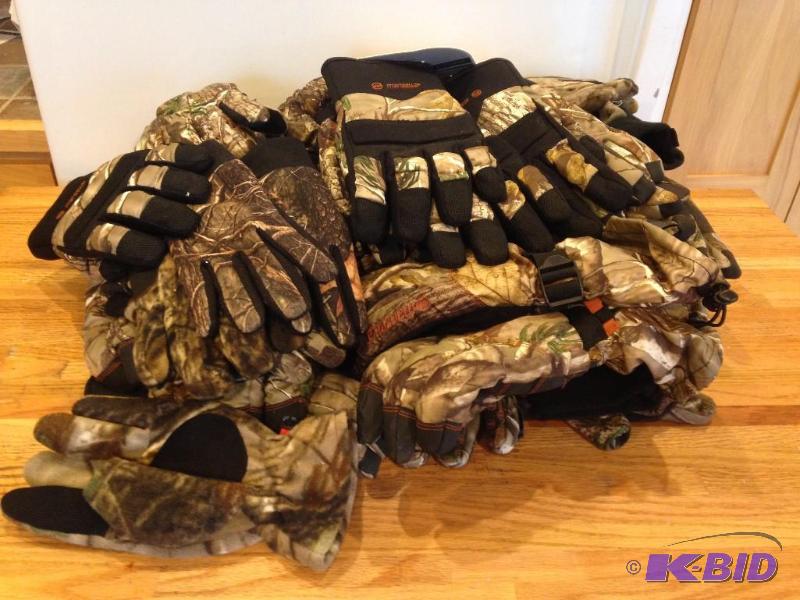HUGE LOT OF HUNTING GLOVES