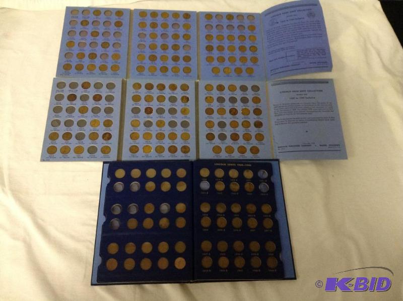 3 19091991 partial Lincoln cent books with a better dates