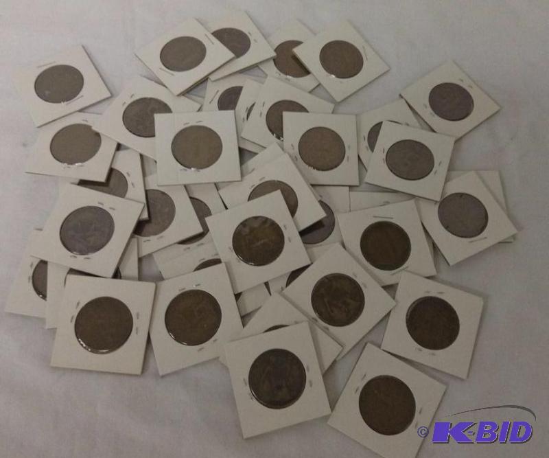 40 Great Britain large cents 1912-1938