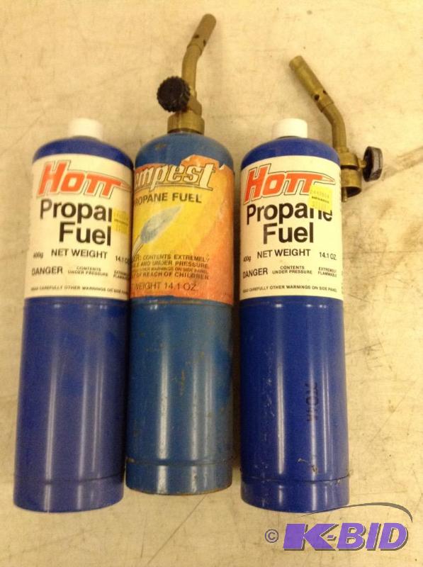 lot 33 image: 3 Propane torches