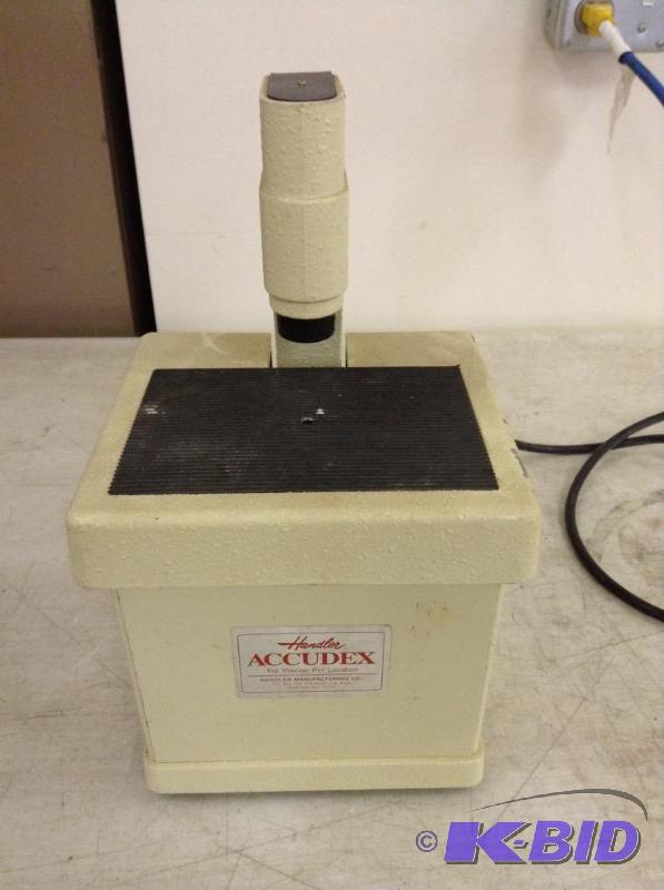 lot 36 image: Handler ACCUDEX For Precise Pin Location Machine Model AX 410