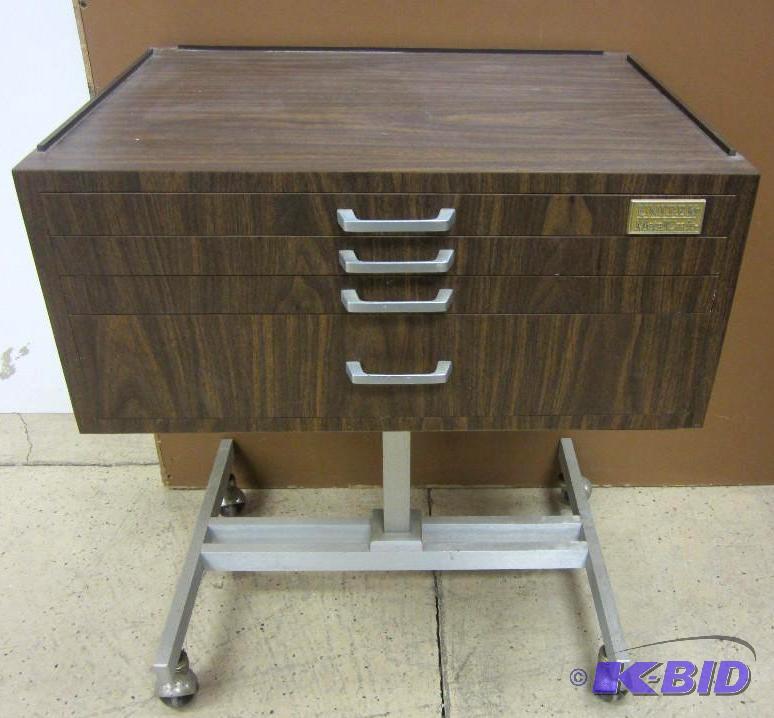lot 8 image: Orthodontic mobile cart by UNITEK Metal Craft with contents