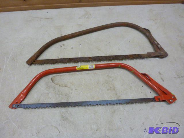 lot 152 image: Two Bow Saws...
