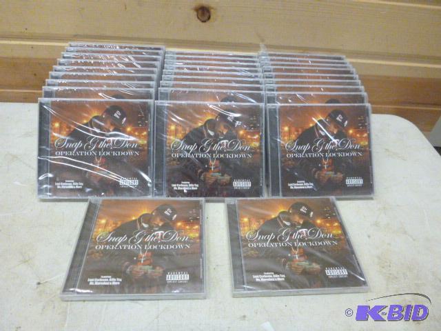 lot 158 image: 29 New Snap the Don Operation Lockdown CDs...