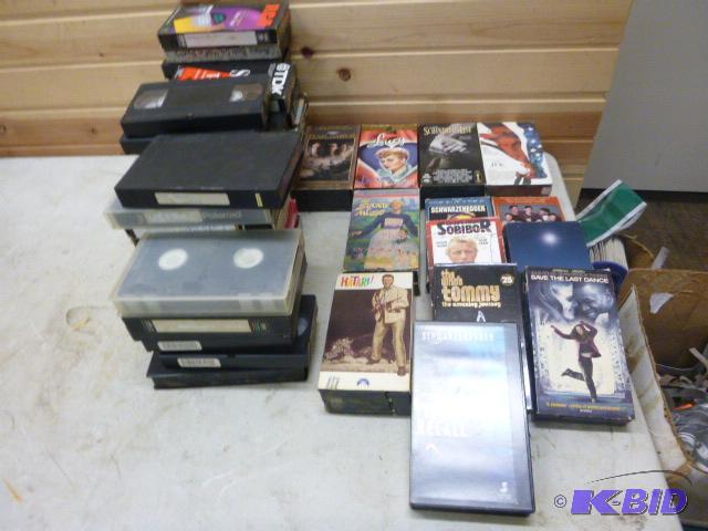 lot 193 image: Lot of Miscellaneous VHS Movies and Tapes...