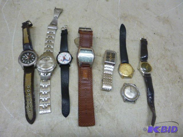 lot 198 image: Eight Miscellaneous Wrist Watches...