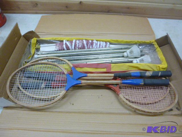 lot 217 image: Badminton Set...