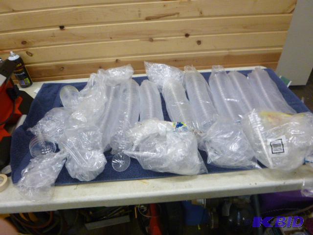 lot 240 image: Lot of Plastic Champagne Glasses...