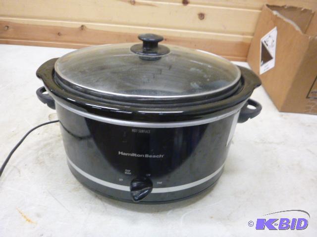lot 241 image: Hamilton Beach Crockpot Tested and works....