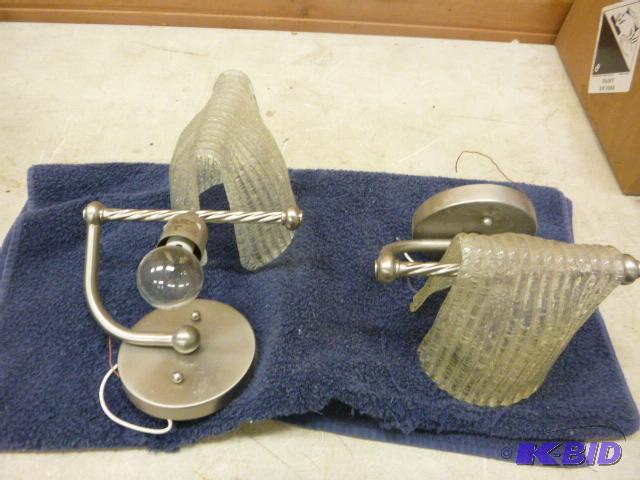 lot 243 image: Two Wall Lamps...