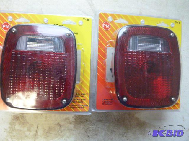 lot 30 image: Two PM Stop, Tail and Turn Lights Universal V...
