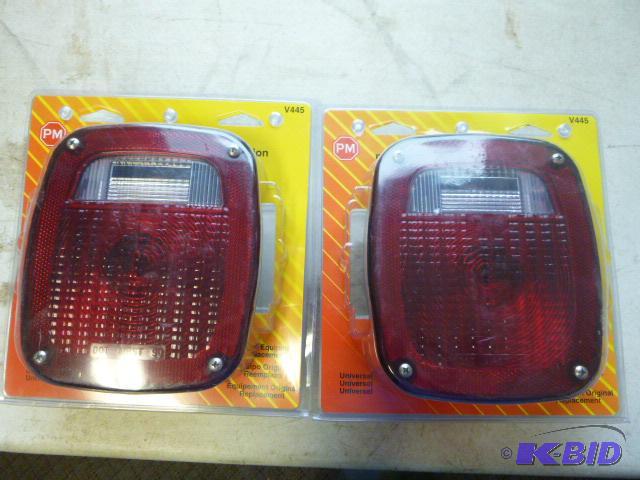 lot 31 image: Two PM Stop, Tail and Turn Lights Universal V...
