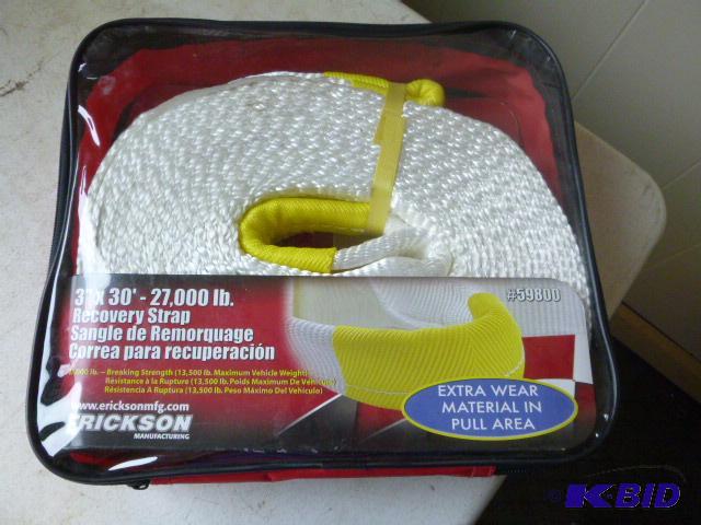 lot 39 image: Erickson Recovery Strap 3" X 30, 27,000...