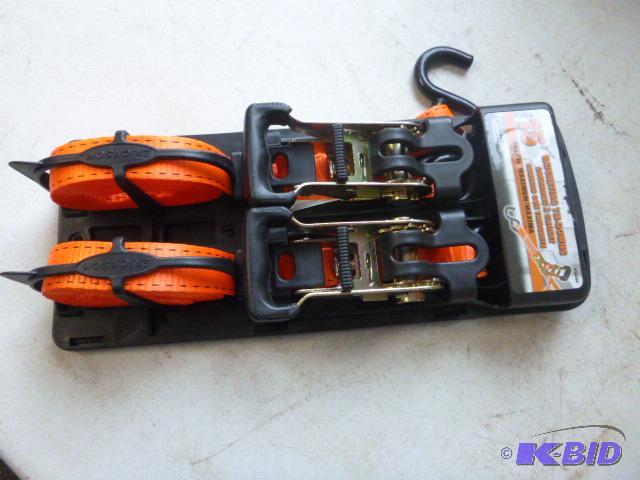 lot 45 image: Double Pack Blase Orange 15 Ratcheting Tie D...