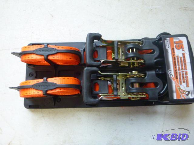 lot 46 image: Double Pack Blase Orange 15 Ratcheting Tie D...