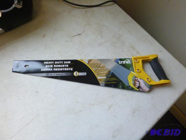 lot 51 image: Bond Heavy Duty 20" Handsaw...