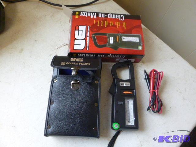 lot 58 image: UEi Clamp-On Meter Model MCP9A - 9 ranges wit...