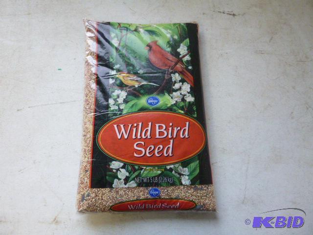 lot 78 image: 5 Pound Bag of Kroger Wild Bird Seed...