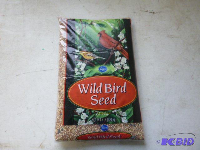 lot 80 image: 5 Pound Bag of Kroger Wild Bird Seed...