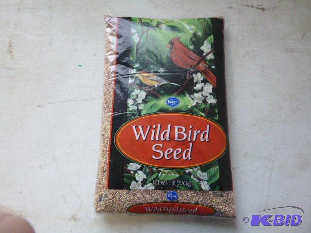 lot 84 image: 5 Pound Bag of Kroger Wild Bird Seed...