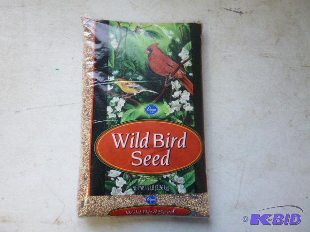 lot 85 image: 5 Pound Bag of Kroger Wild Bird Seed...