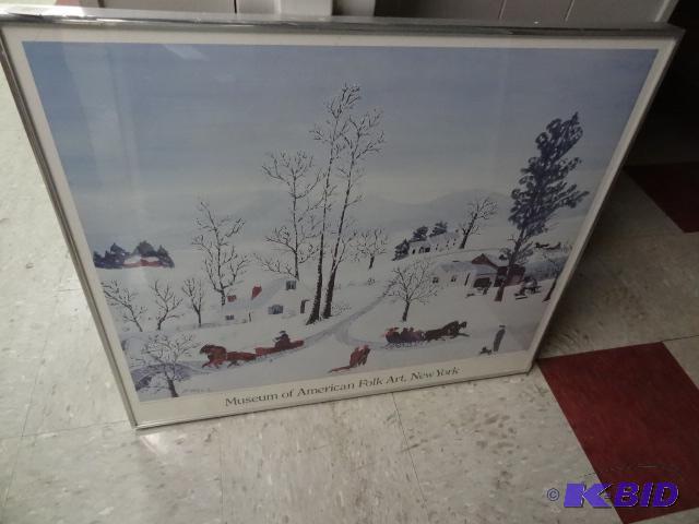 lot 100 image: 28 X 24 Picture Frame...