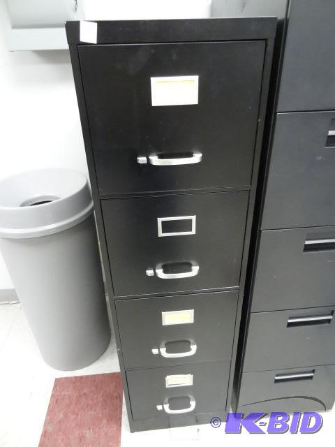 lot 107 image: 15" Metal 4 Drawer File Cabinet...