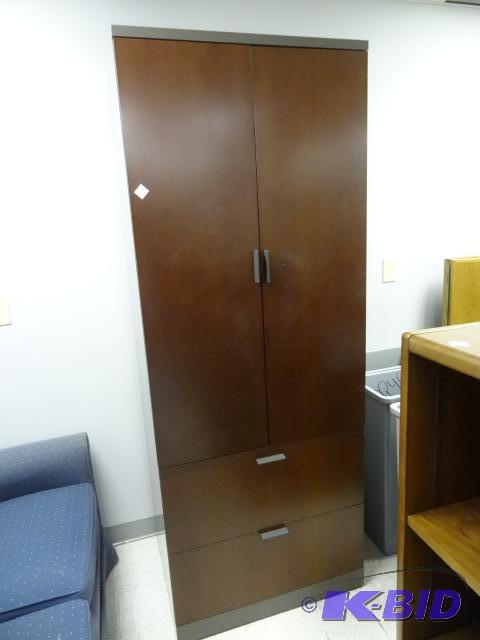 lot 11 image: 15" Metal Steel Case 5 Drawer FIle Cabin...