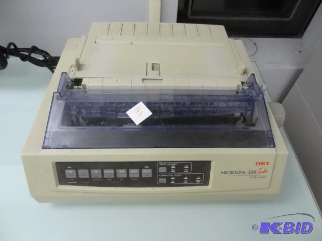 lot 143 image: OKI Microline 320 Turbo 9 Pin Printer...