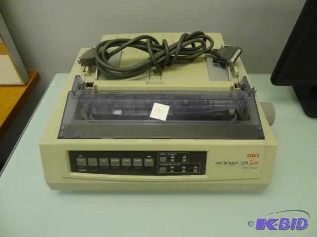 lot 145 image: OKI Microline 320 turbo 9 pin printer...