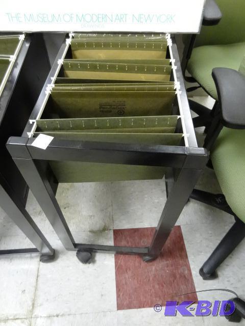 lot 182 image: Rolling Hanging File Folder Cart...