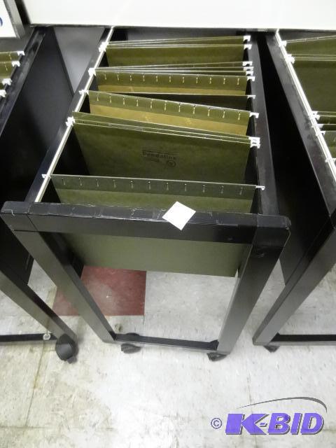 lot 184 image: Rolling Hanging File Folder Cart...