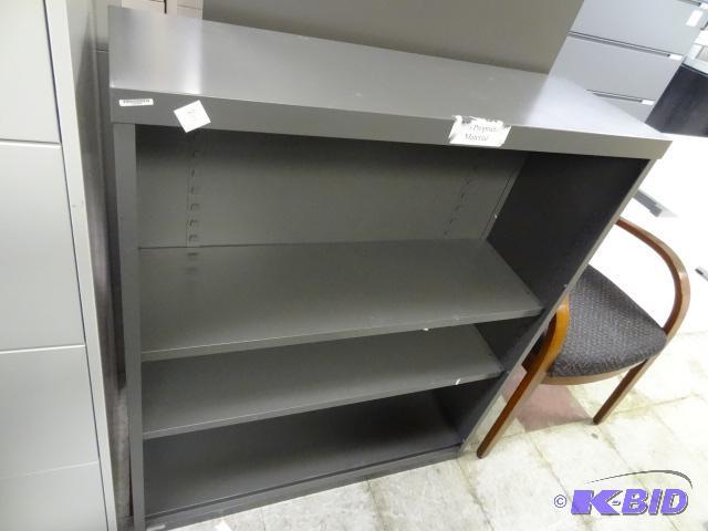 lot 211 image: Metal Book Shelf 36 X 12 X 42...