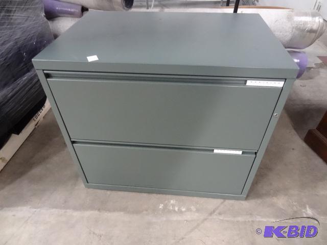 lot 237 image: 30" Metal 2 Drawer Lateral File...