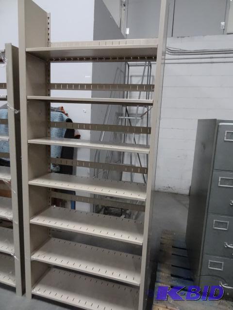 lot 248 image: Metal Book Shelf 37 X 12 X 88...