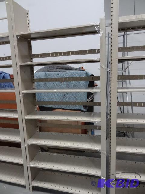 lot 249 image: Metal Book Shelf 37 X 12 X 88...