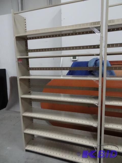 lot 251 image: Metal Book Shelf 37 X 12 X 88...